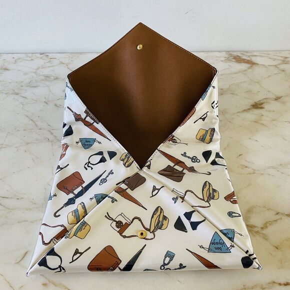 TORY BURCH Eye Mask With Pouch Clutch Travel Set - Picture 4 of 9